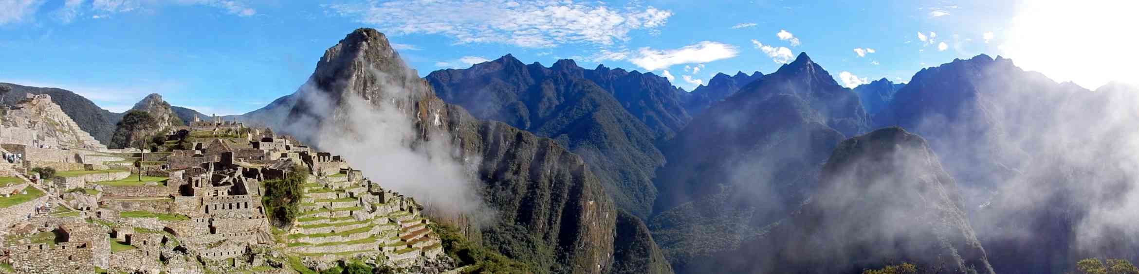 Panaroma of Machu Picchu 