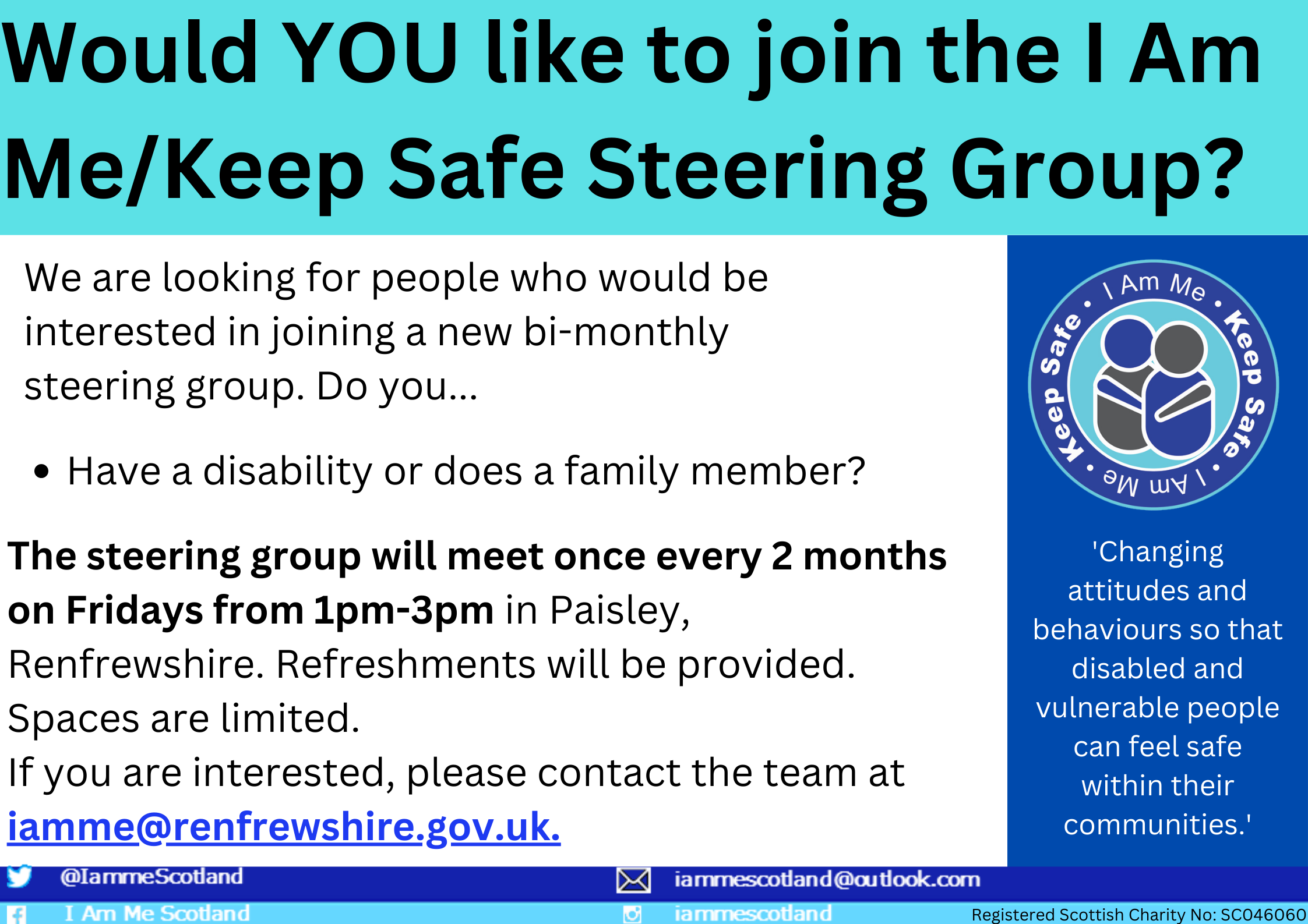I am me steering group